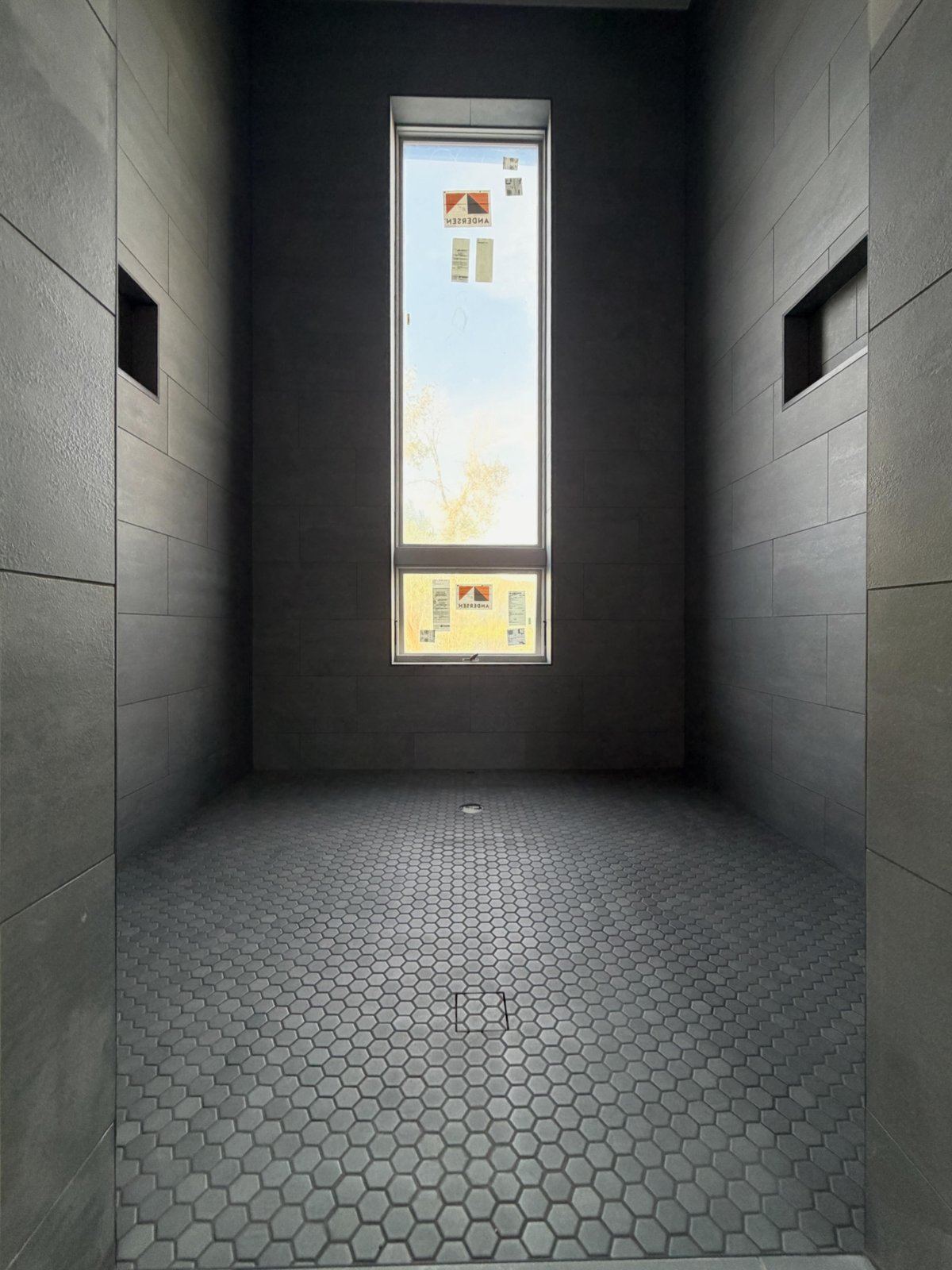 Walk-in, curbless, tub, or panel.