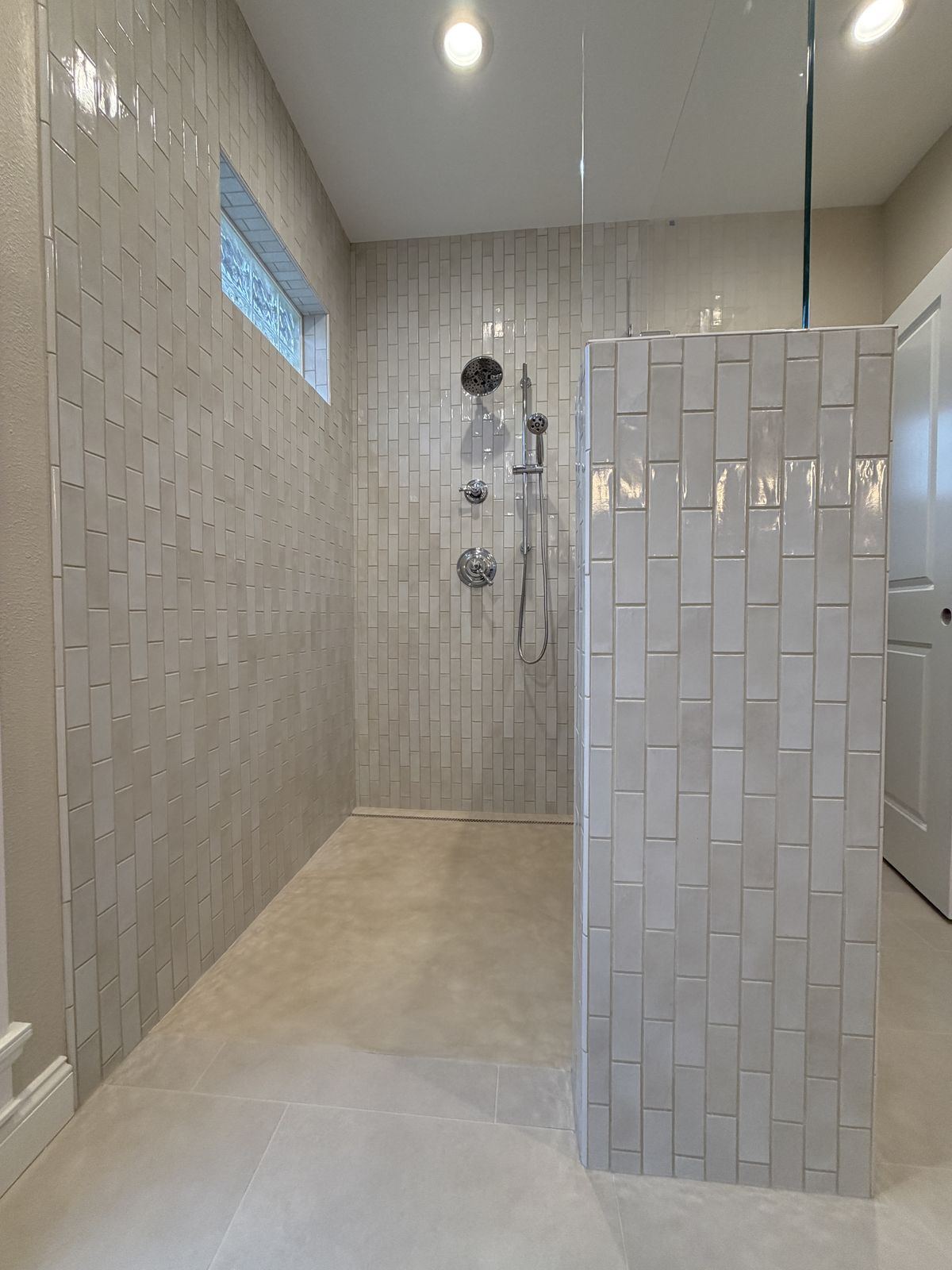 Micro cement shower
